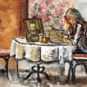 תערוכת הכיסא הריק ציור 2